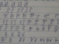 Birger's first handwritten Chinese characters (I)