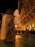 Munich, Christmas decoration in front of Town Hall